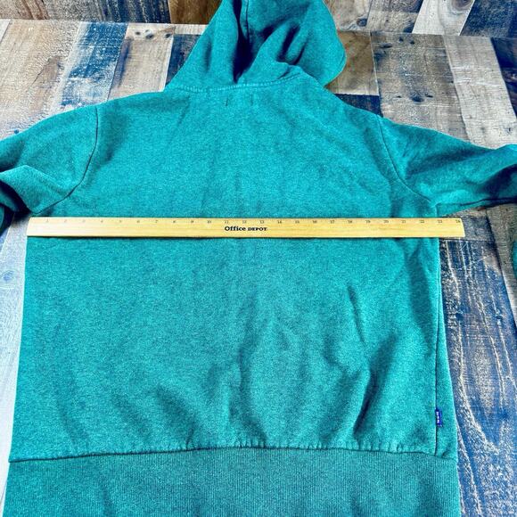 SUPERDRY Full Zip Sport HOODIE Mens XL Green Athletic Outdoor Casual Streetwear - Picture 9 of 12